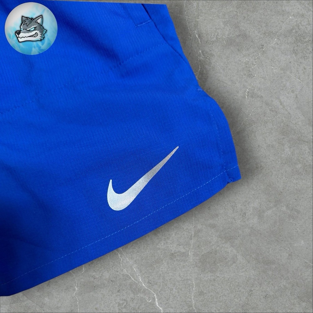 NEW Nike Stride 5" Dri-Fit 2 in 1 Running Shorts Blue Mens Size M FN2992-480 - Picture 6 of 10